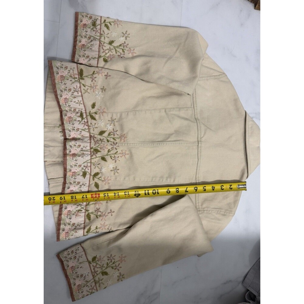 Susan Bristol Vintage Floral Embroidered Jacket Women’s Small Cottagecore - Picture 5 of 7